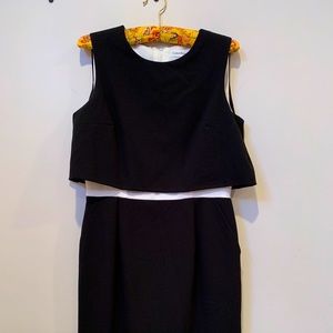 Black and white Calvin Klein dress